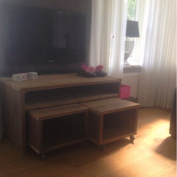 Tv meubel steigerhout Milano